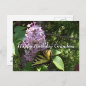 Carte d'anniversaire de grand-mère (Devant / Derrière)