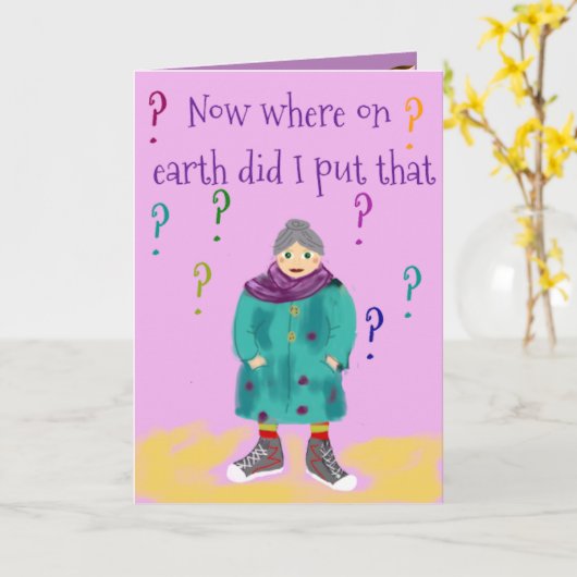 Carte d'anniversaire de grand-mère (Fleur jaune)