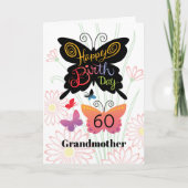 Carte d'anniversaire de grand-mère (Devant)