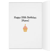 Carte d'anniversaire de grand-mère entièrement per (Intérieur (Gauche))