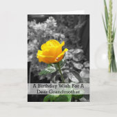 Carte d'anniversaire de grand-mère personnalisée R (Devant)