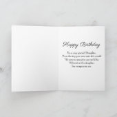 Carte d'anniversaire de grande photo personnalisée (Intérieur)