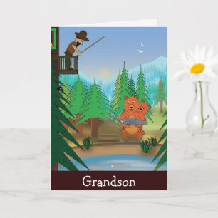 Carte d'anniversaire de Grandson