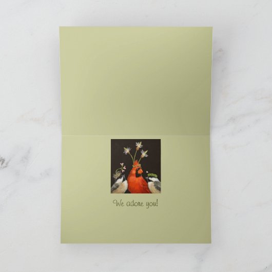 Carte d'anniversaire de groupe (Intérieur)