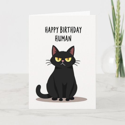 Carte d'anniversaire de Grumpy Cat (Devant)