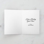 Carte d'anniversaire de guitare classique colorée (Intérieur)