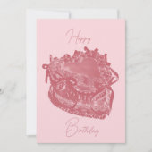 Carte d'anniversaire de Heart Cake (Devant)