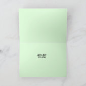 Carte d'anniversaire de hibou joyeux (Intérieur)