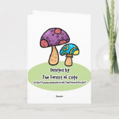 Carte d'anniversaire de houblon de grenouille (Dos)