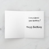 Carte d'anniversaire de Humorus (Intérieur)