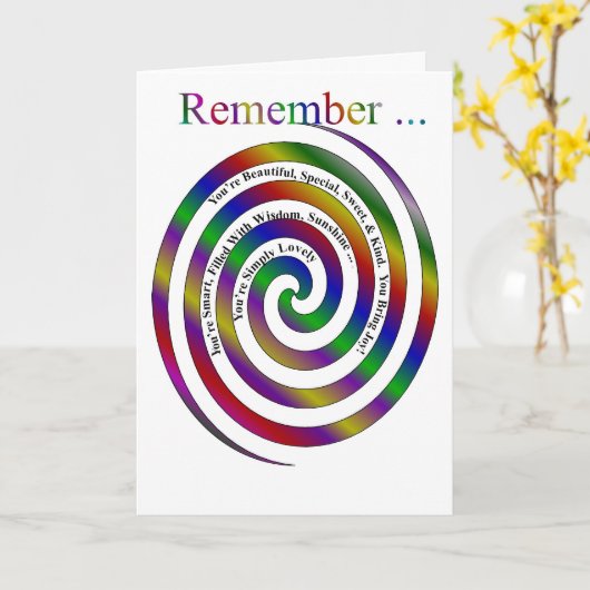 Carte d'anniversaire de Hypno (Fleur jaune)