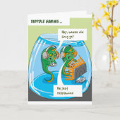 Carte d'anniversaire de jeu Tadpole (Fleur jaune)