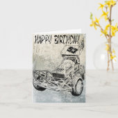 Carte d'anniversaire de John Lund (Fleur jaune)