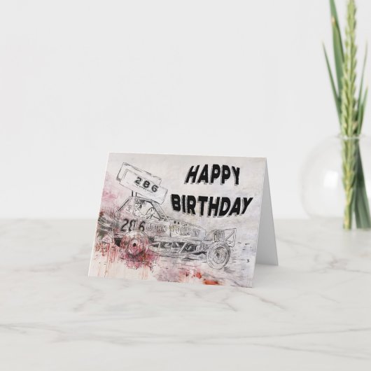 Carte d'anniversaire de John Toulson (Devant)