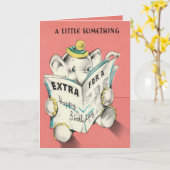 Carte d'anniversaire de journal de lecture (Fleur jaune)