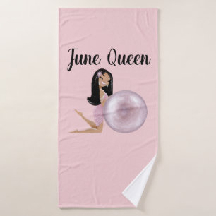 Carte d'anniversaire de juin Reine de juin