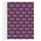 Carte d'anniversaire de la barre chocolatée person (Intérieur (Droit))