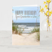 Carte d'anniversaire de la belle-grand-mère de pla (Fleur jaune)