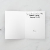 Carte d'Anniversaire de la bière (Intérieur)