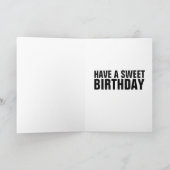 CARTE D'ANNIVERSAIRE DE LA BOUTIQUE DONUT (Intérieur)