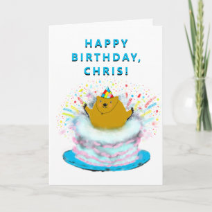 Carte d'anniversaire de la Chandeleur