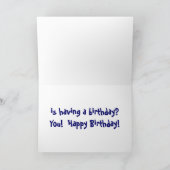 Carte d'anniversaire de la Chouette drôle de la Co (Intérieur)