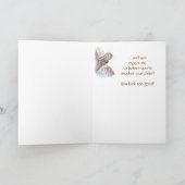 Carte d'anniversaire de la Chouette mignonne (Intérieur)