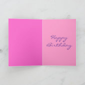Carte d'anniversaire de la Chouette mignonne avec (Intérieur)