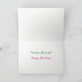 Carte d'anniversaire de la Crème de glace du diman (Intérieur)