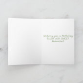 Carte d'anniversaire de la crème glacée Cute Kawai (Intérieur)