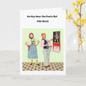 Carte d'anniversaire de la dame de la maison (Fleur jaune)