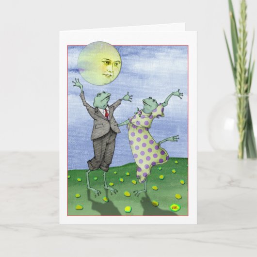 Carte d'anniversaire de la danse du soleil (Devant)