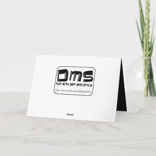 carte d'anniversaire de la danse reggae (Dos)