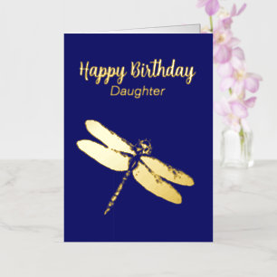 Carte d'anniversaire de la dragonfly artistique Na