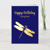 Carte d'anniversaire de la dragonfly artistique Na (Recto)