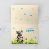 Carte d'anniversaire de la famille Koala (Intérieur)