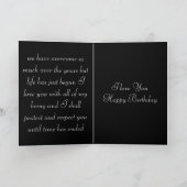 Carte d'anniversaire de la femme (Intérieur)