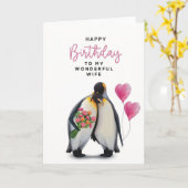 Carte d'anniversaire de la femme (Fleur jaune)