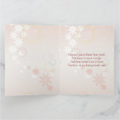 Carte d'anniversaire de la femme Roses Lilies Hear (Intérieur)