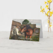Carte d'anniversaire de la ferme Meadowbrook (Fleur jaune)