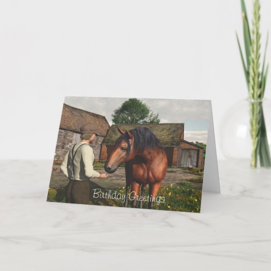 Carte d'anniversaire de la ferme Meadowbrook (Devant)