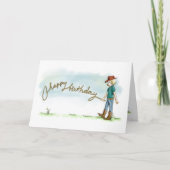 Carte d'anniversaire de la fille (Devant)