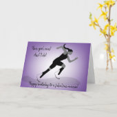 Carte d'anniversaire de la fille Blade Runner (Fleur jaune)