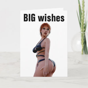 CARTE D'ANNIVERSAIRE DE LA FILLE DE GRAND BUTT