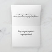 Carte d'anniversaire de la fille en fauteuil roula (Intérieur)