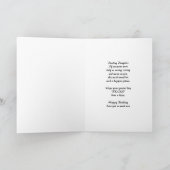 Carte d'anniversaire de la fille Rock Chick Mooney (Intérieur)