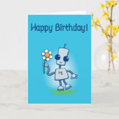 Carte d'anniversaire de la fleur de Ned (Fleur jaune)