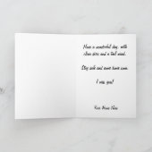 Carte d'anniversaire de la Force aérienne militair (Intérieur)