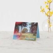 Carte d'anniversaire de la forêt de Daffodique (Fleur jaune)