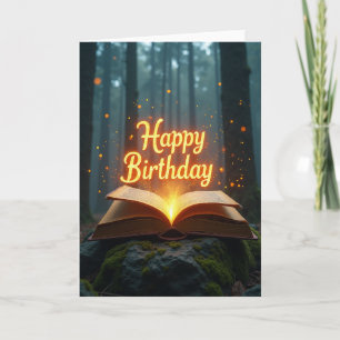 Carte d'anniversaire de la Forêt Mystique